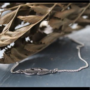Silver Feather bracelet